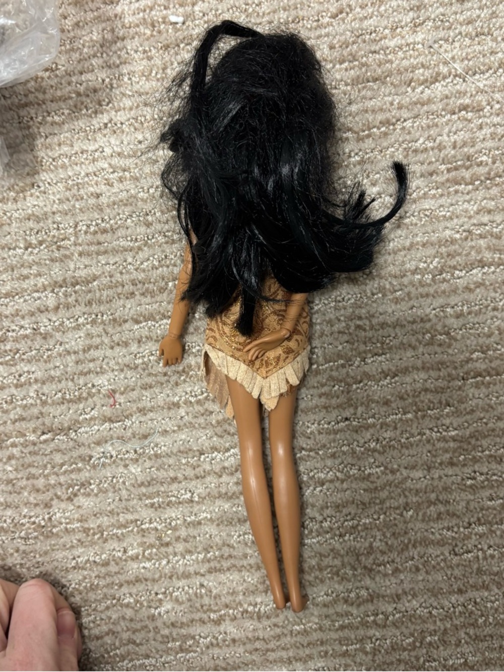 Disney Store Pocahontas Classic Doll glittery dress - Picture 4 of 4